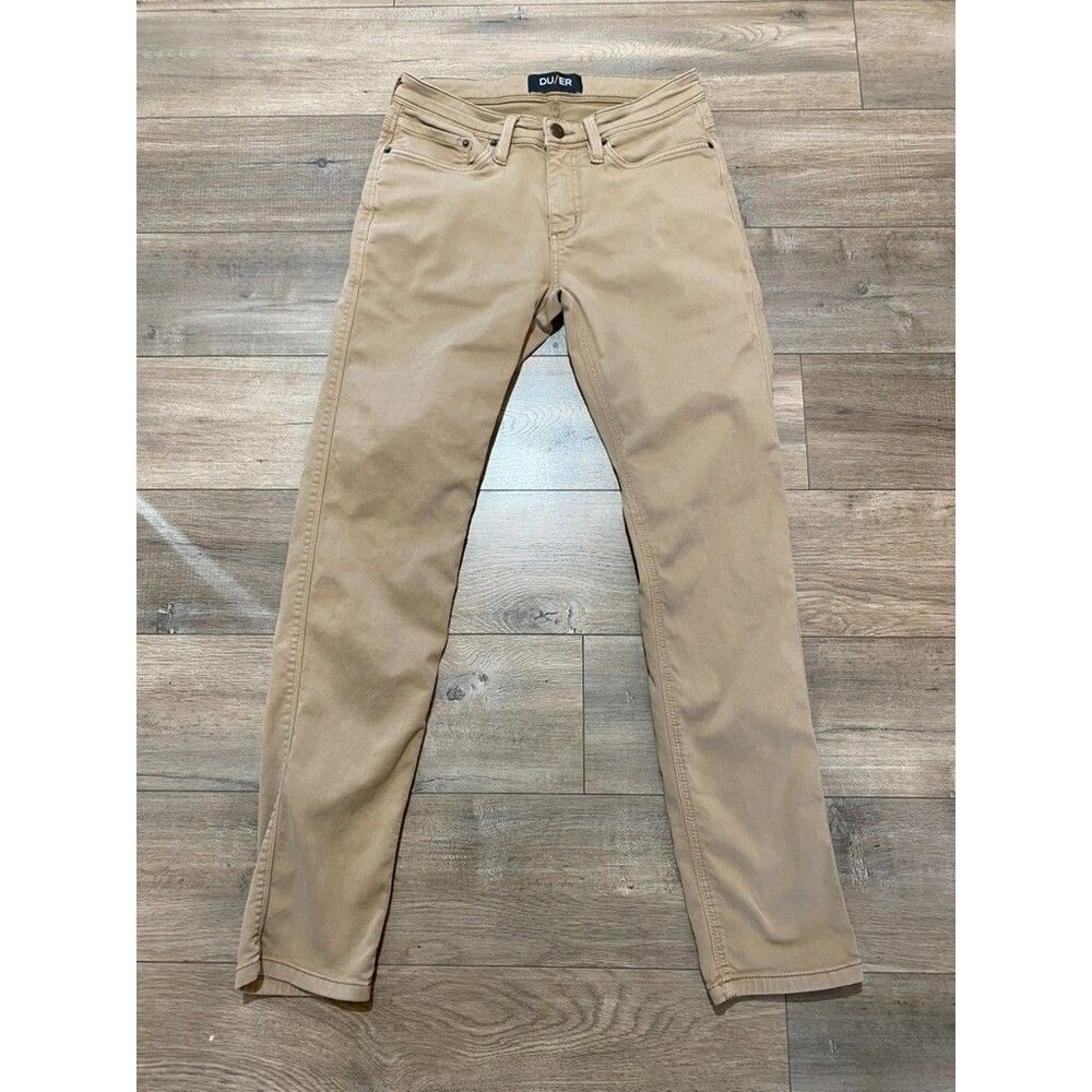 Du/er Duer Jeans Mens Size 30x32 N2X Slim No Sweat Pants Brown Stretch